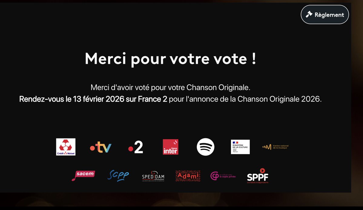 Les Victoires, c’est dans une semaine.
Les votes pour la chanson originale se terminent jeudi.

À part signaler et bloquer, ici on ne peut pas empêcher le bruit, les haters ou les "fans" en manque d’attention.

Une chose reste entre nos mains, le soutien.
Votez 🩷

#HelenaBailly