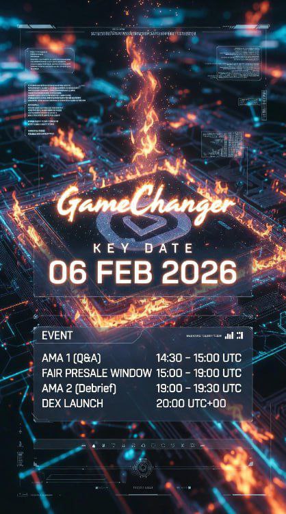 EkanemNsongurua's tweet image. GameChanger ($GMC) Presale, AMA &amp;amp; DEX Launch

GM WEB3 🎮
Pay attention when games are already working.
@GameChangerBSC BSC $GMC delivers real gameplay, deflation and rewards fully onchain.
#GameChanger #GMC #GameFi #Web3