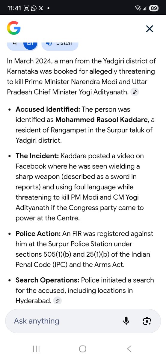 <a href="/imPraveenk/">Praveen Kumar</a> <a href="/PoornimaNimo/">Dr Poornima 🇮🇳</a> Chutiya Badwe : <a href="/INCIndia/">Congress</a> has n will go to any extent to  meet its agenda ,  several threats to PM Modji , 
a.<a href="/SFJGenCounsel/">Gurpatwant Singh Pannun</a> 
b.<a href="/Imranmasood_Inc/">Imran Masood</a> 
c . Threats from Karnataka - Image Below 
c. At Rally in Delhi by <a href="/INCIndia/">Congress</a> Dec 14 / 2025 - Image Below 

Bloody Kunt , our <a href="/BJP4India/">BJP</a>