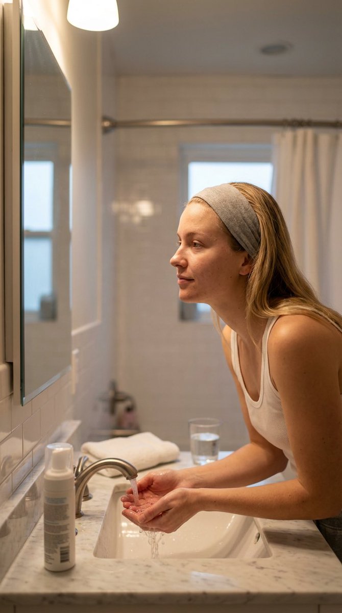 futurelogg's tweet image. 나노바나나 프로, JSON 프롬프트 쓰면 퀄리티가 올라간다?

인스타나 x를보면 "JSON으로 짜야 고퀄 나온다"는 말이 정설처럼 퍼져있는데 이걸 한번 테스트 해봤습니다.

프롬프트는 하단에있습니다.

테스트 장면: "미국인 금발 여성이 화장실 거울 앞에서 세안 준비를 하는 모습"

요구 조건을 완전히…