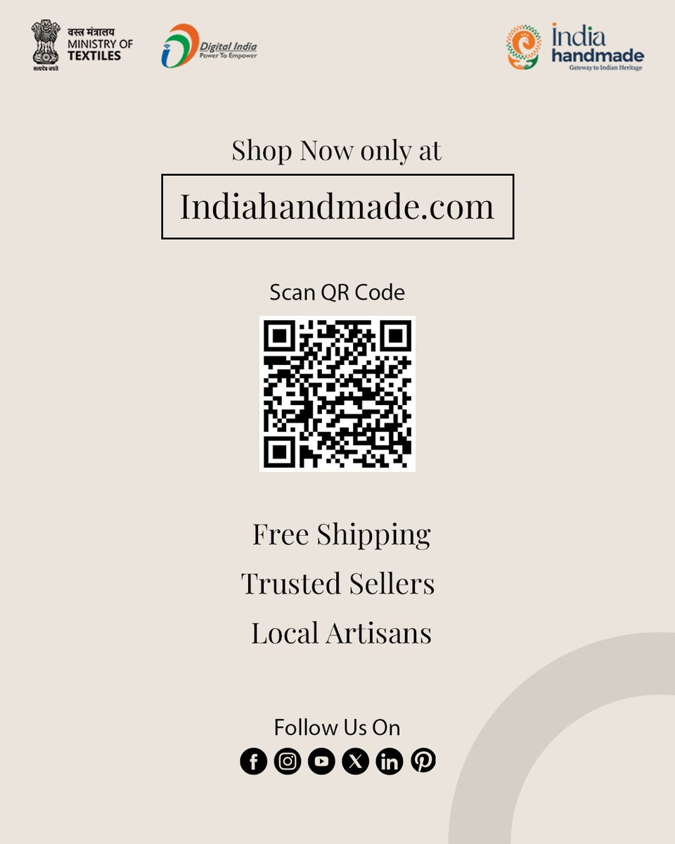 Indiahandmade_'s tweet image. Style that speaks, prices that wow ✨
Discover our Women’s Accessories collection—where elegance meets everyday charm.
Now at 50% OFF
Buy now at Indiahandmade.com 
✨ Explore. Support. Empower.

#Indiahandmade #SupportArtisans #HandloomIndia #VocalForLocal #MadeInIndia