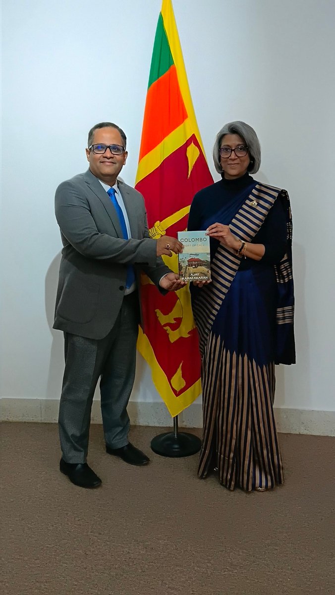 AjayKamalakaran's tweet photo. It was wonderful meeting High Commissioner @Mahishini this morning. https://t.co/h1ctGcmXwz
