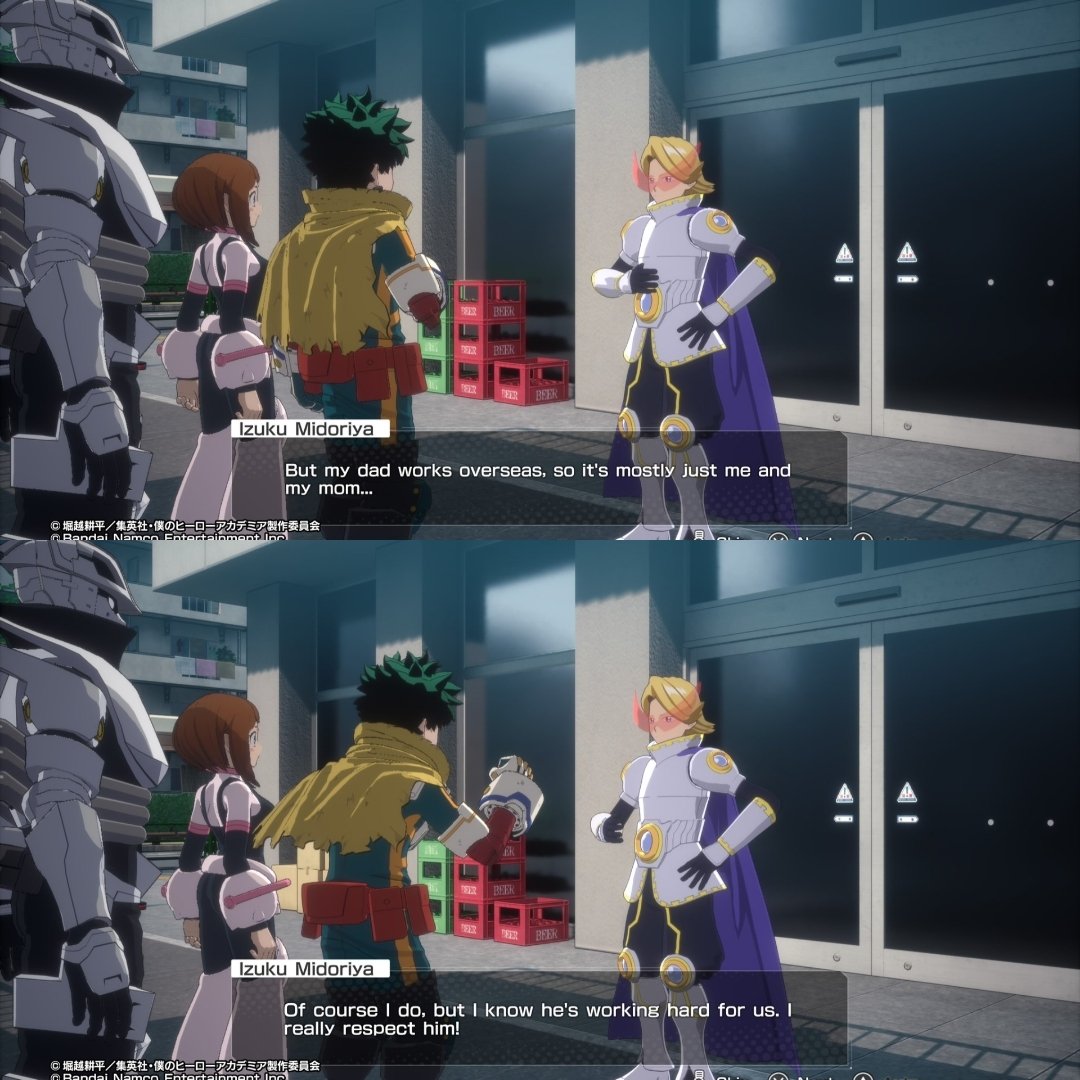 #MHA
We got a small mention of that bum Hisashi.

Poor Deku is just coping...