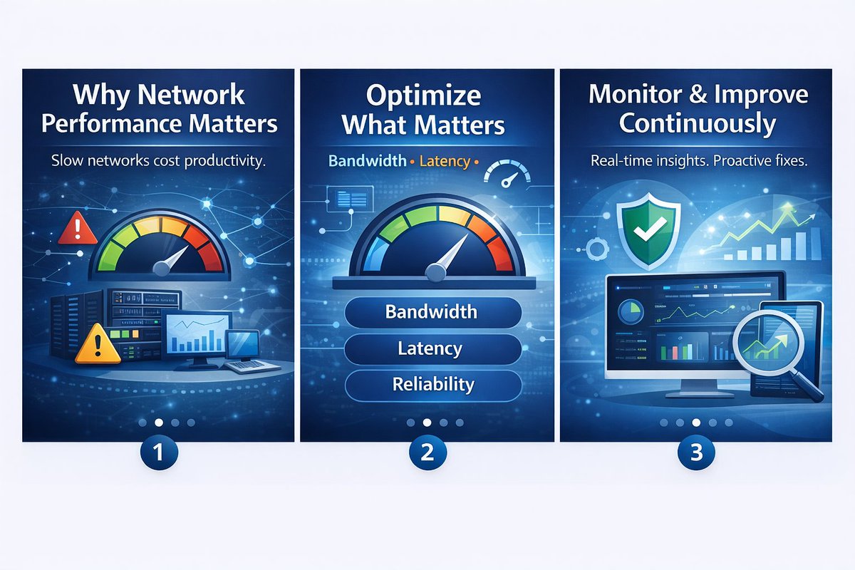 CandorME's tweet photo. Slow networks? 🐢 Discover proven network optimization strategies and performance monitoring tips to keep your business running at peak speed. 

Read more: https://t.co/rO84Jl3jiJ

#NetworkOptimization #ITSupport #HighPerformanceIT https://t.co/ScQjzSxyFy