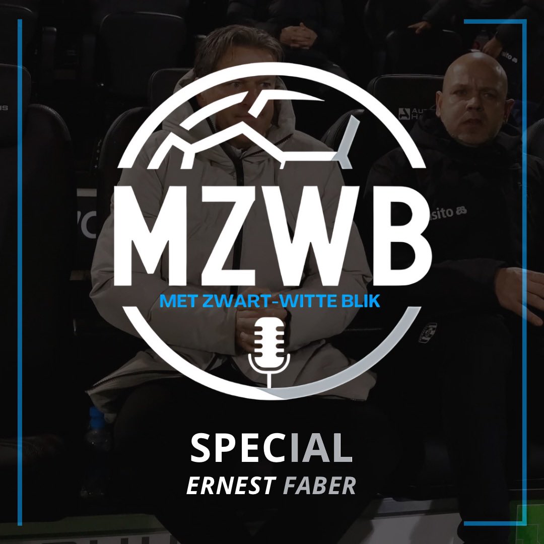 🎙️ 𝐒𝐩𝐞𝐜𝐢𝐚𝐥 𝐦𝐞𝐭 𝐄𝐫𝐧𝐞𝐬𝐭 𝐅𝐚𝐛𝐞𝐫
Over zijn dubbelfunctie als trainer én TD en de winterse transferperiode. ⚫⚪

Nu te beluisteren op je favoriete podcastplatform.