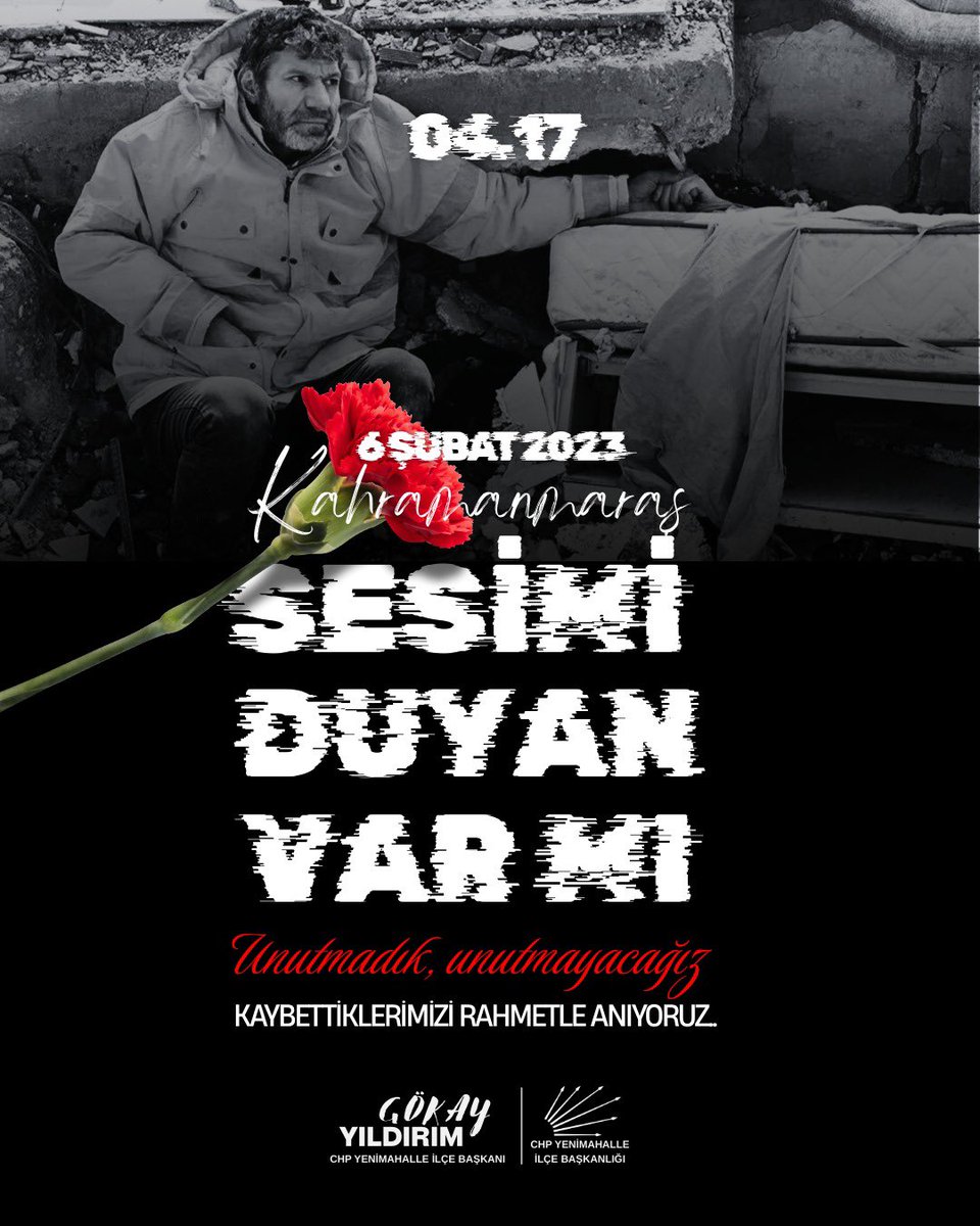 #6 Şubat'ın karanlığında yitirdiğimiz her bir can Kalbimizde yaşıyor unutmayacağız unutturmayacağız…