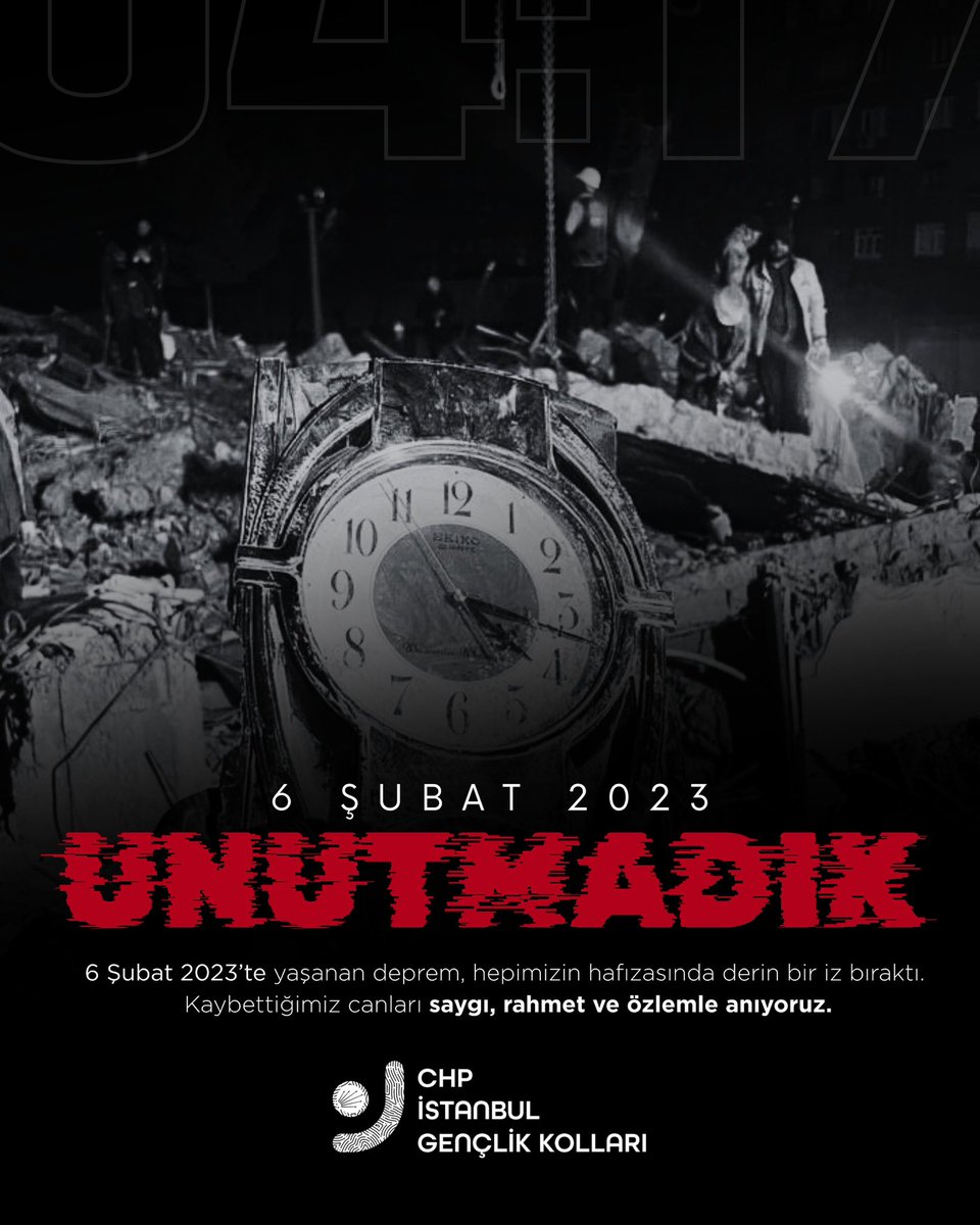 Geceyi umutla kapatan gözler, sabaha kavuşamadı.
Pek çok evin penceresine gün ışığı bir daha hiç düşmedi.

6 Şubat’ta yitirdiğimiz tüm vatandaşlarımızı rahmetle anıyor, geride kalanlara sonsuz sabır ve başsağlığı diliyoruz.

Acımızın ağırlığı ilk günkü gibi omuzlarımızda fakat