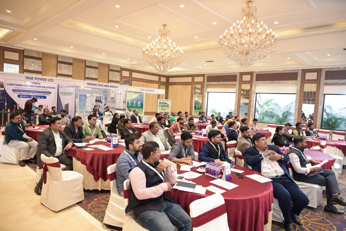 Deye_Inverter__'s tweet image. Grateful for the recognition!Thrilled to announce Deye won the State Market Leader Award (Inverter) at Solar Contractors Meet Ranchi 2026, organized by Solar Quarter on Feb 4, 2026. 🏆
#Deye #SolarAwards #InverterLeader #SolarQuarter