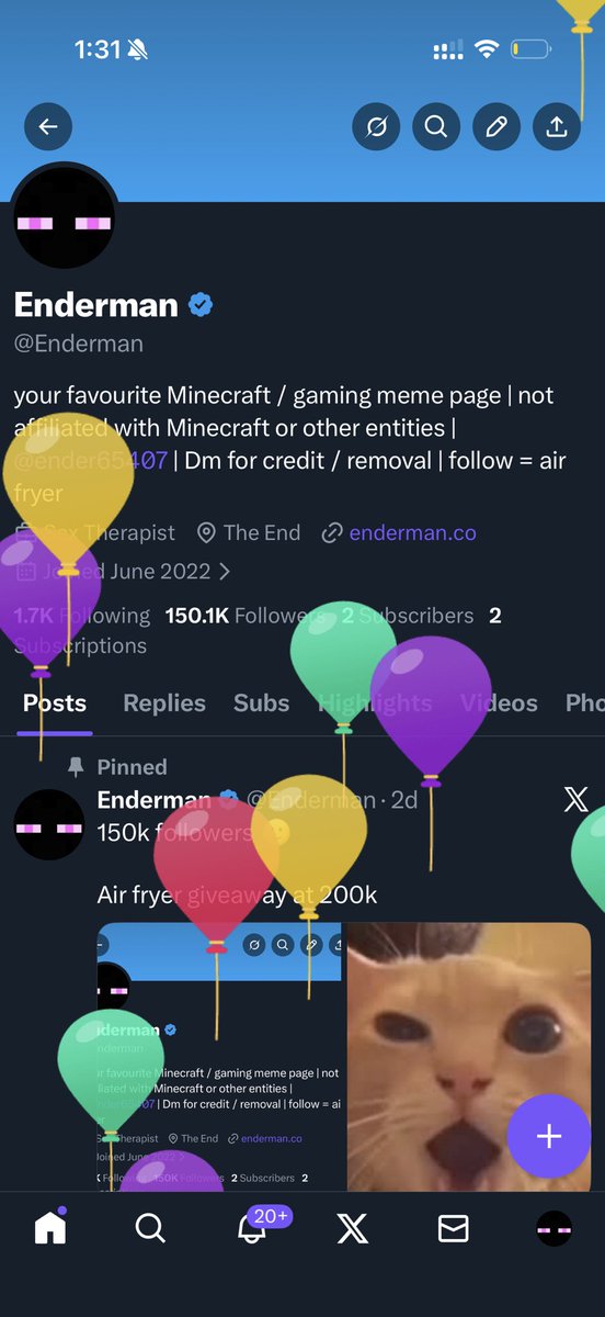 Enderman tweet media