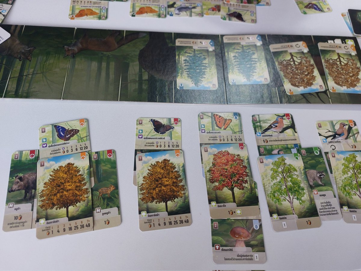 民衆党のカフェ！ボドゲ置いてあって、遊びたい放題✨😍飲み物は内容よく分からんまま、取り合えずピターを注文！！お味はイチゴソーダっぽい！たぶん！

フォレストシャッフルを初プレイ！
ルールシンプルで噂通り面白かった🥰絵もめちゃくちゃ良い🧡✨和む～🧡