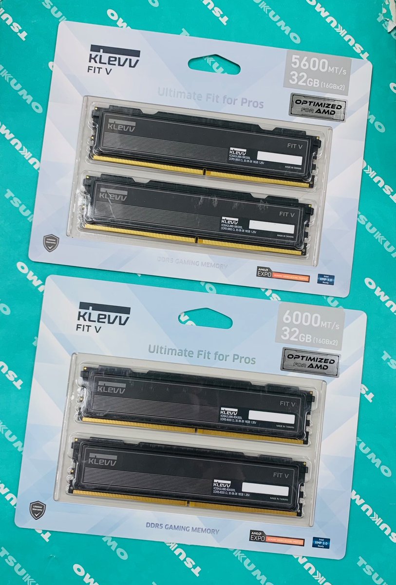 本店Ⅱ1F】 製品デザインが評判の「KLEVV」 メモリ4品登場です！ KLEVV