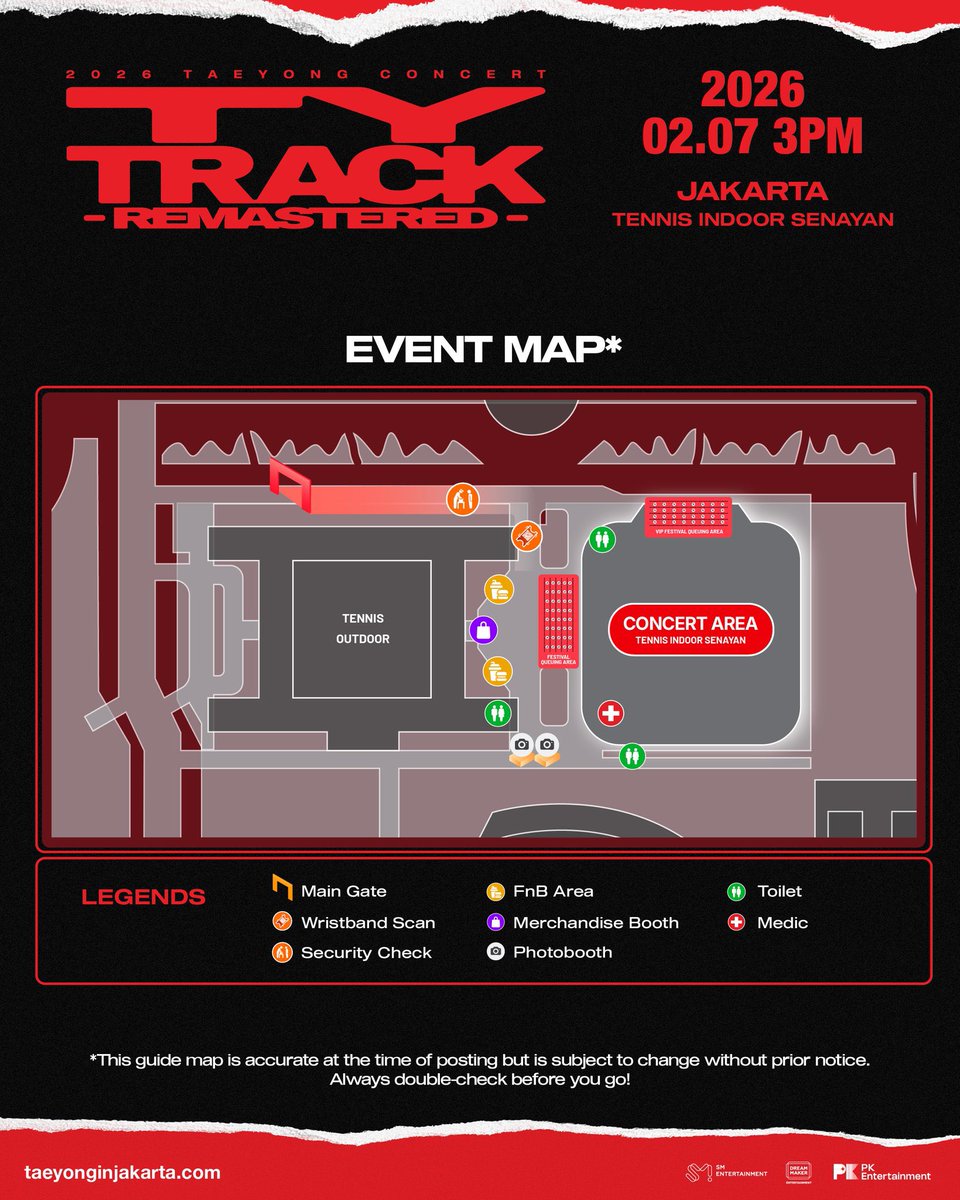 DreamersRadioID's tweet image. Sijeuni, ketua kita udah otw Jakarta! Nggak sabar buat ketemu besok🫡

2026 TAEYONG CONCERT &amp;lt;TY TRACK REMASTERED&amp;gt; in JAKARTA! 
🗓️ Sabtu, 7 Februari 2026 pkl 15.00 WIB
📍 Tennis Indoor Senayan
🎫  taeyonginjakarta.com

📹 Dispatch, @PKEnt_ID 

#TAEYONG #TY_TRACK