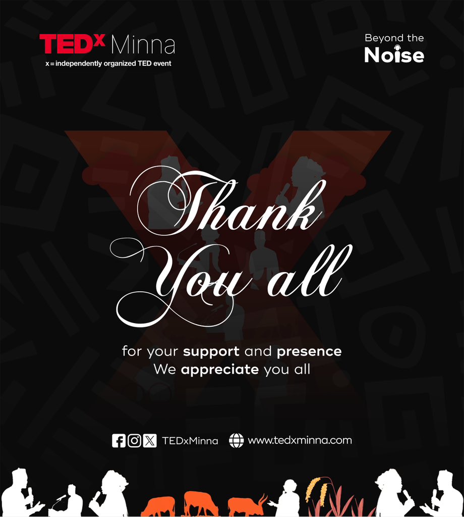 TEDxMinna's tweet photo. If we start calling names, it might take months to end.

To team members @amrahaliyu_ @aslapai @akijaf @bilkisu_  @Uncle_Mahmud @halimah_tauheed @cynth_epelle @shushishuaibu @abdu_danbaba @sam_thestrategist @mohd_danjuma partners, sponsors, volunteers, attendees, and https://t.co/KUZsmm7zq4
