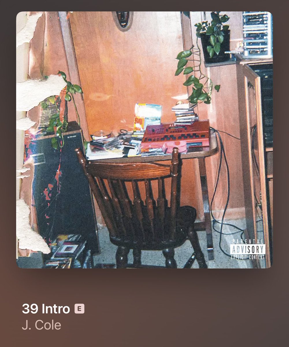 "I'm #1, you gettin' the jist? Anything lower, you better reconsider your list"

— J. Cole on "39 Intro" 👀