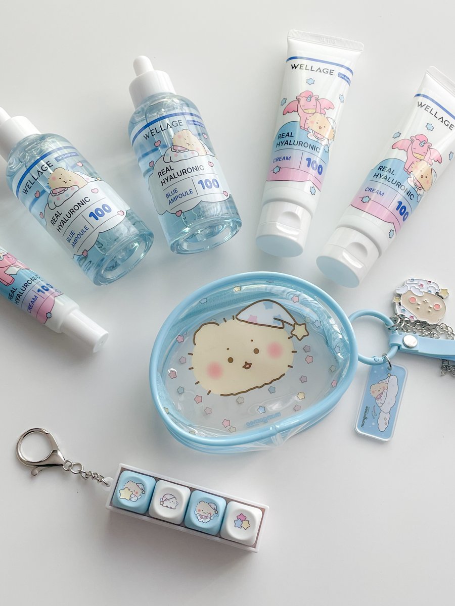 #광고 #rt이벤트
추첨 후 3분께 웰라쥬 속건조 앰플 100ml
+ 크림 50ml + 망곰 투명 파우치를 보내드릴게요🩵

건조한 날씨에 수분도 꽉 잡고
망곰이 굿즈도 꽉 잡자..

🫧리얼 히알루로닉 블루 100앰플 망곰에디션
→ 망곰이 투명 파우치

🫧리얼 히알루로닉 100크림 망곰에디션
→ 망곰이 키캡 키링