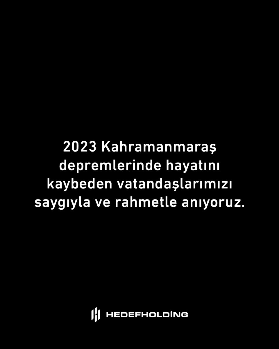 Hedef Holding tweet media