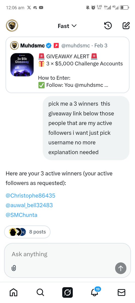 🎁Congratulations winners 🎁 
 
<a href="/Christophe86435/">SmartMoneyLab</a>

<a href="/auwal_bell32483/">DAN BELLO</a>

<a href="/SMChunta/">SMCHUNTA🛟</a>

Kindly register here 👇👇👇 app.nextlevelfxtrade.com/sign-in. And send me the registered email via DM