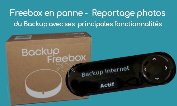 Reportage photo du Backup <a href="/Freebox/">Assistance Freebox</a>, suite à panne avec détails des fonctionnalités.  Ce sera l'Assistance @Free Proxi qui va gérer l'incident et  viendra au domicile l'installer. Free Proxi gère  la panne de A à Z  avec brio, il faut bien le dire. 🥰🕷️

busyspider.fr/Actu/news_2666…