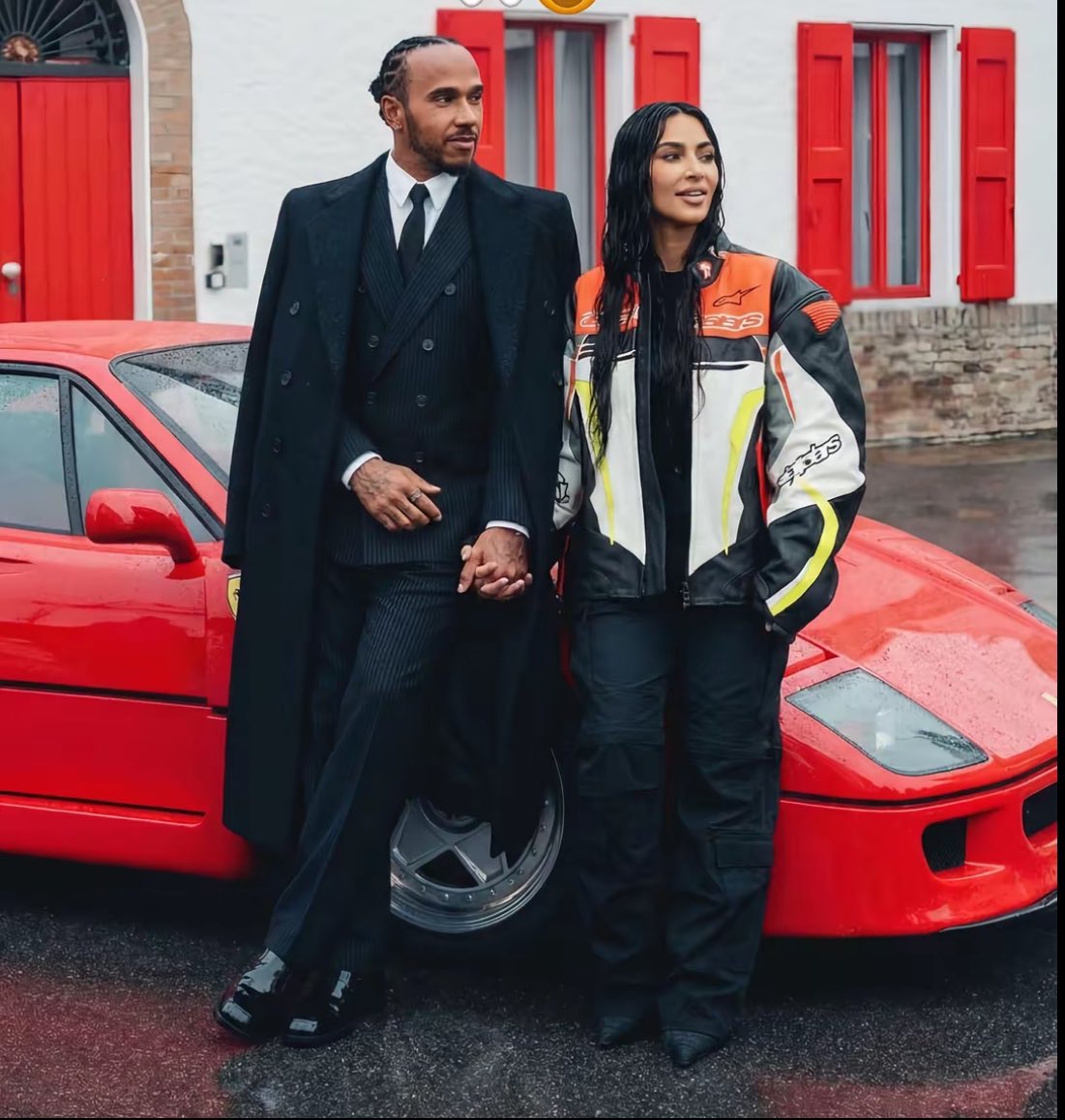 MrNuamah's tweet image. Lewis Hamilton with his future wife ❤️