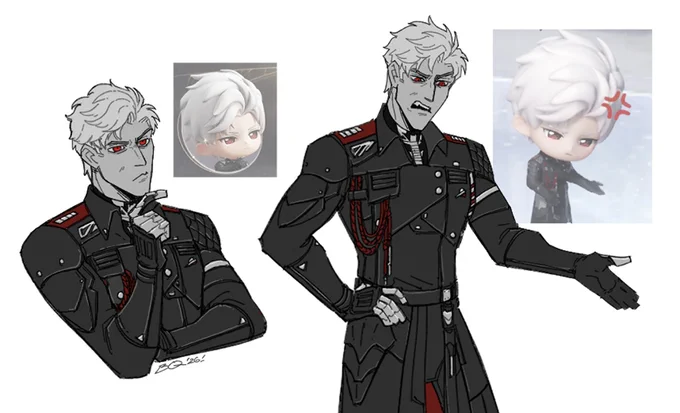 obsessed with this new look of his but it has a bajillion details. good grief #Sylus #LoveandDeepspace