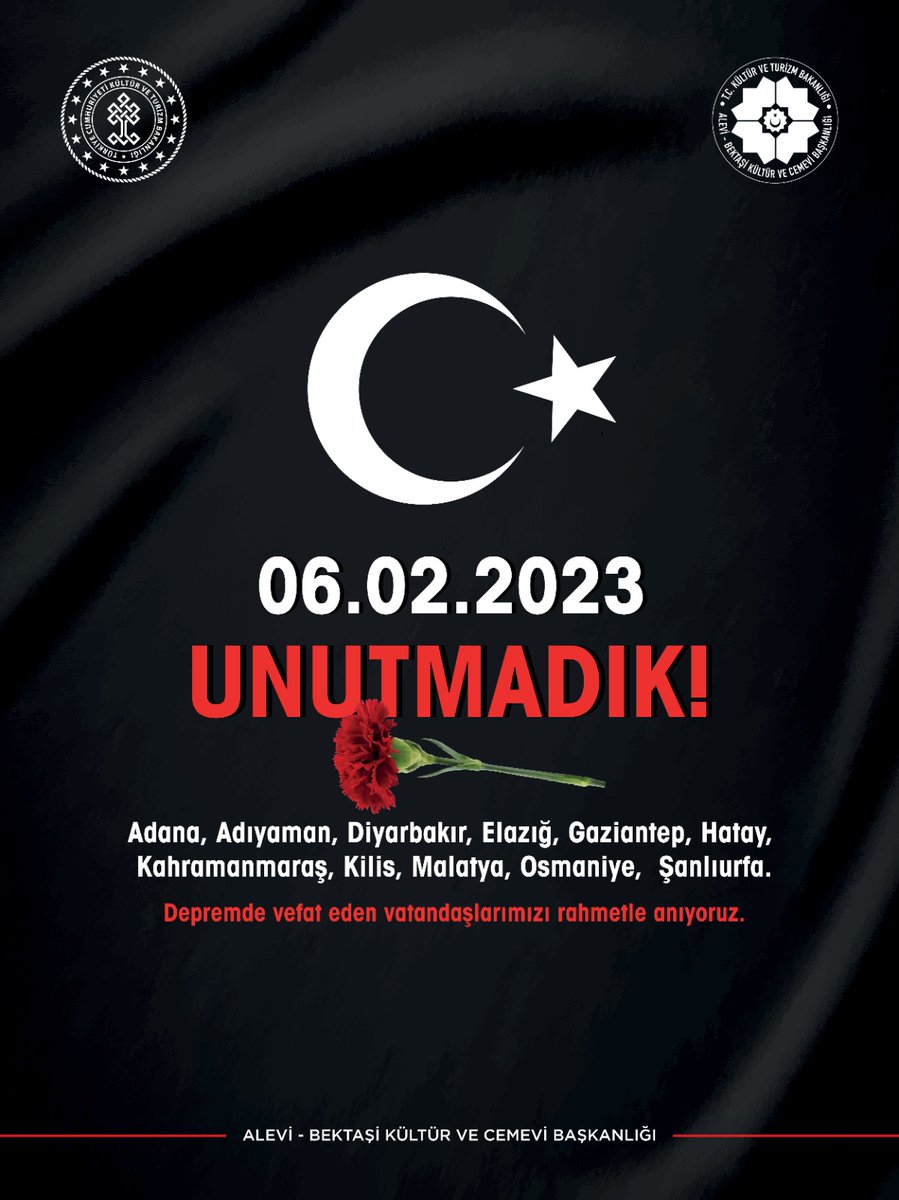 6 Şubat’ta depremi hep birlikte yaşadık.
Birlik ve beraberlik içinde yaralarımızı hep birlikte sardık.

6 Şubat’ta yaşanan depremlerde hayatını kaybedenlere Allah'tan rahmet diliyor, depremden etkilenen tüm vatandaşlarımıza tekrar geçmiş olsun dileklerimizi iletiyoruz.