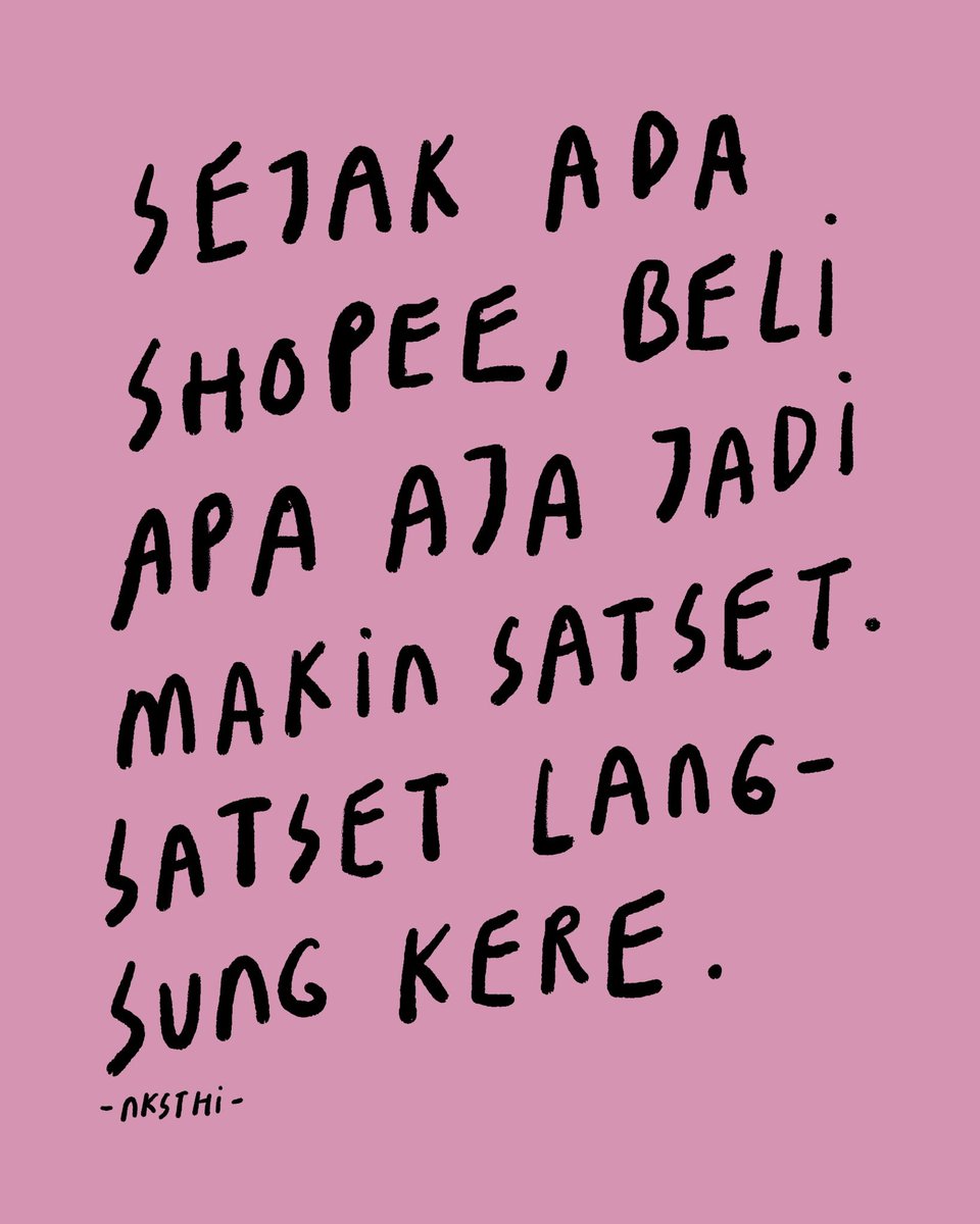 nksthi's tweet photo. Begitulah. Satset. 🥲 https://t.co/KG4LTgbMDr
