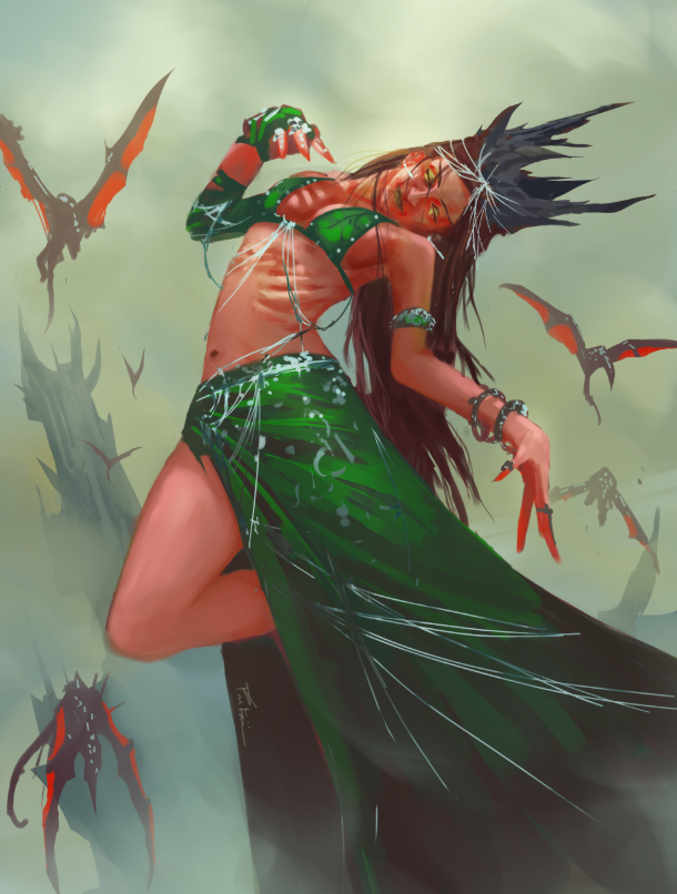 「Dragon Priestess by Pritam Mallik - Chec」|IAMAGのイラスト