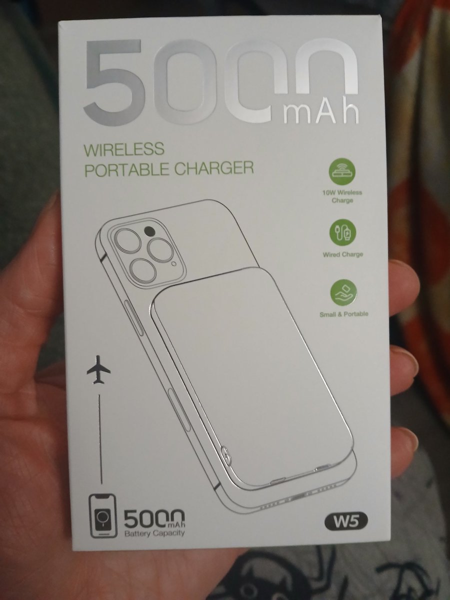 <a href="/TechTroveBuys/">TechTroveBuys</a> 
Thank you so much for this portable charger. Although I can't use the wireless feature it still charges fast with the wire. My daughter has already used it. It doesn't take long to recharge either.