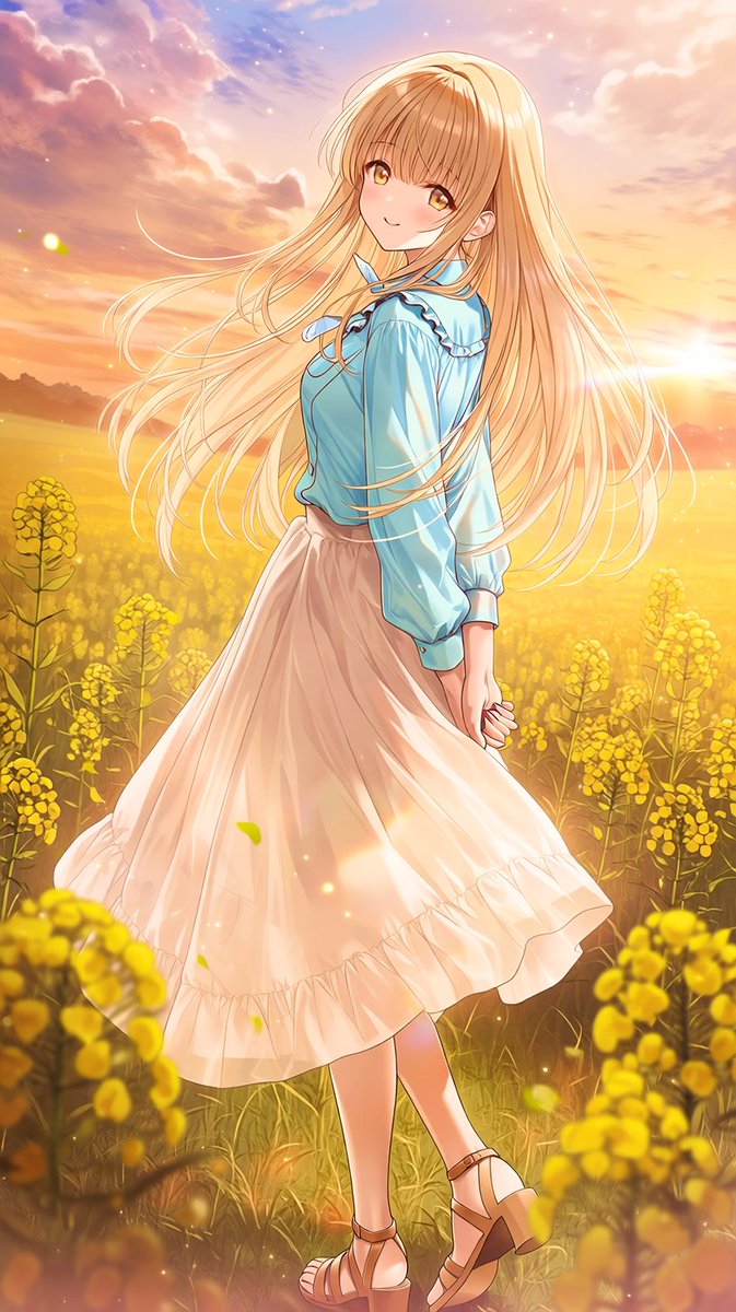 AIイラスト投稿 #nijijourney #AIイラスト 『お隣の天使さま』の真昼ちゃん