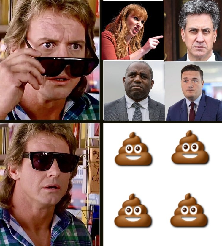 Who's next in line?
The tax avoiding gobshite?
The net zero mong?
The thick reparations one?
The nasty hateful one?