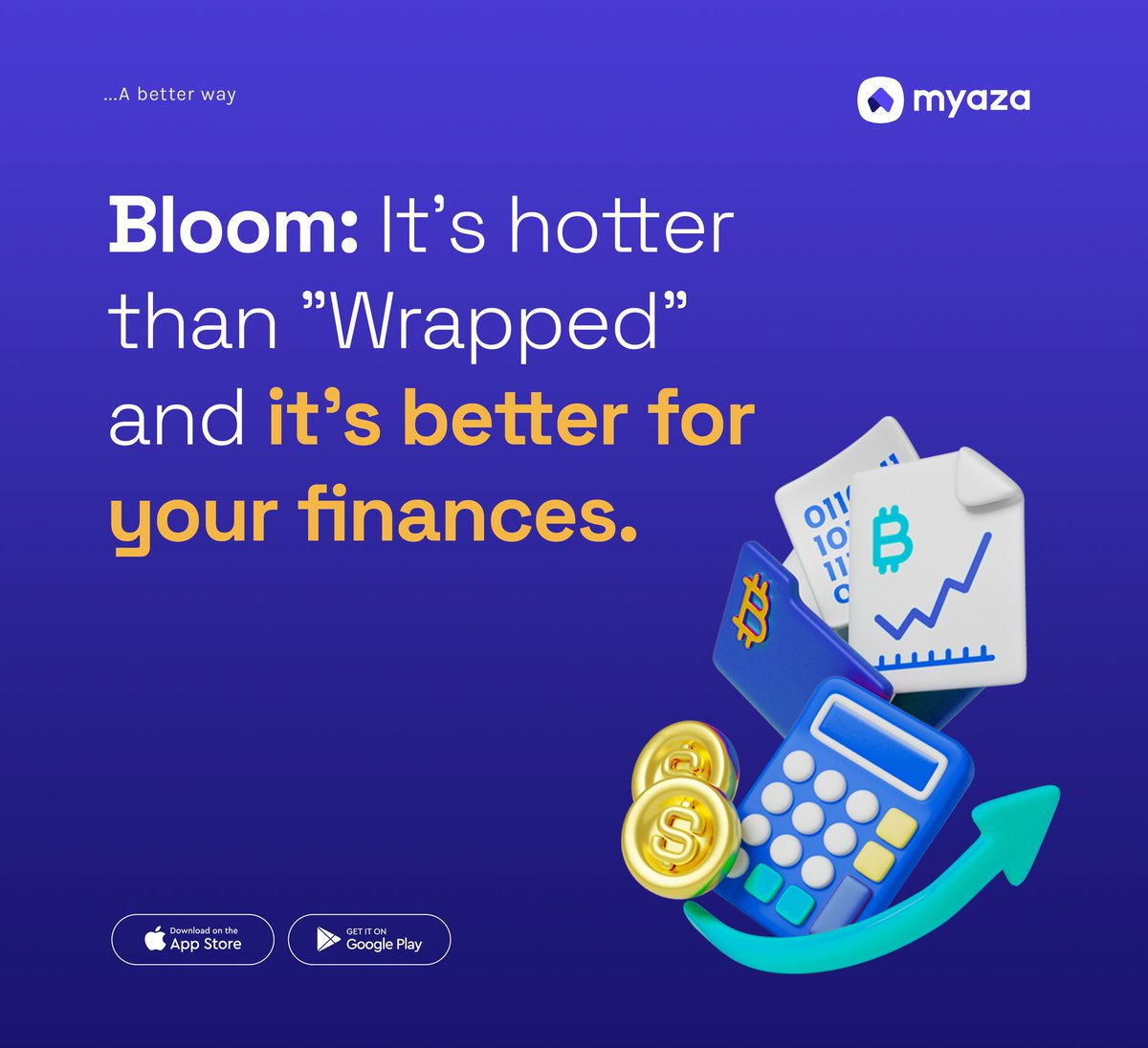 If you haven't heard, we swapped "Wrapped" for "Bloom" and the experience is something only you are missing out on. 

Live the Bloom 2026 experience here👇
bloom.myaza.co

Oh and something delicious is cooking for Valentine's 🤭