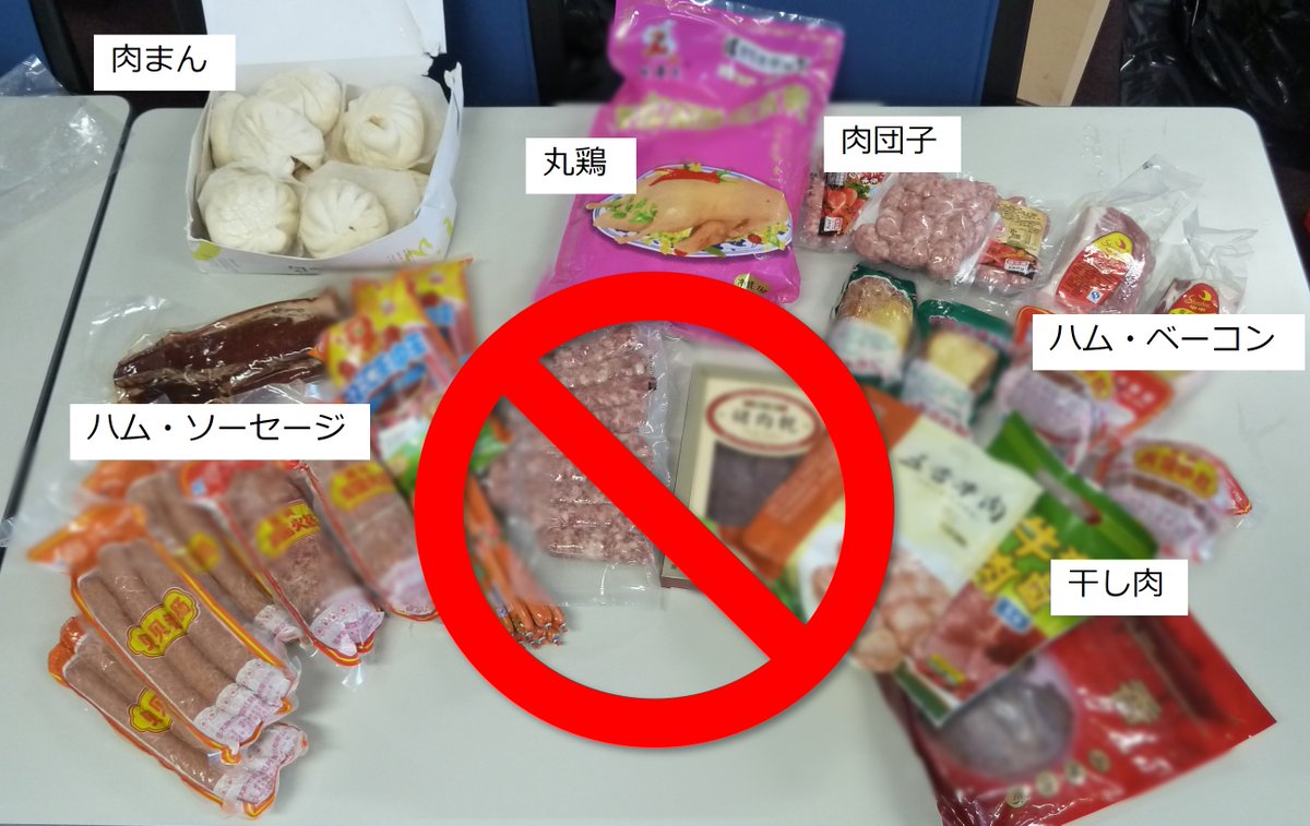 ＃動植物検疫探知犬 は肉製品のにおいを嗅ぎ分けると、お座りをして知らせてくれます🐕‍🦺

生肉はもちろん、ジャーキーや肉まん、餃子などの加工肉も日本には持ち込めませんのでご注意ください⚠️

#僕にお座りをさせないで