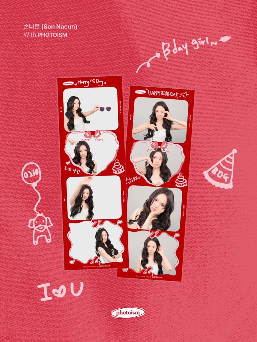 ㅁㅊ 나은이 생일 포토이즘이래ㅜㅜ!! 
⠀
PHOTOISM X 손나은
ARTIST FRAME OPEN !

손나은의 생일을 기념하여
아티스트 프레임이 오픈됩니다.

📅 26.02.07 – 26.02.28

instagram.com/p/DUaES8FAdJS/