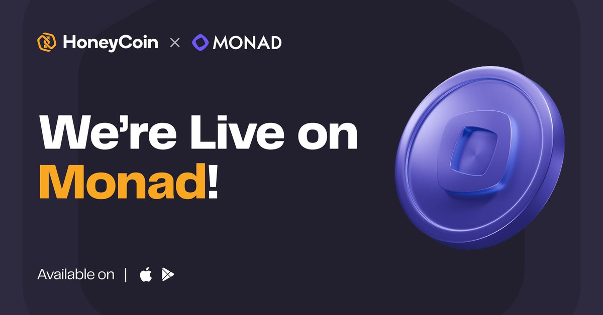 HoneycoinHQ's tweet photo. Faster settlements. Lower friction. We’ve integrated with @monad to ensure our users and merchants never have to wait on the network. We’ll be delivering the 10,000 TPS performance needed to settle global payments in seconds, not days. No noise. Just pure speed.
#HoneyCoin #Monad https://t.co/YA8dc0tsTp