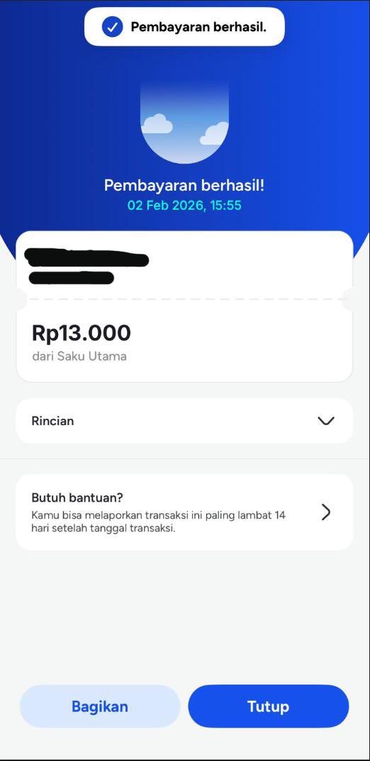kezyaxvr's tweet photo. Katanya bank saqu suka error? Nyatanya gue barusan jajan pake QRIS bank saqu aman-aman aja, transaksi langsung sukses https://t.co/rcfK6a2TvQ