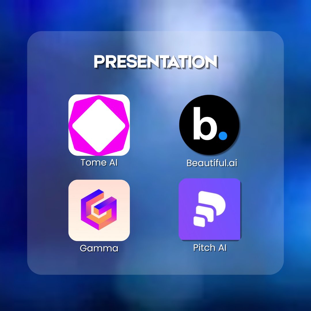 SunnyLLLLLL's tweet photo. Don’t Miss Out: Must-Have AI Tools for 2026 🚀

- Design 
- Marketing 
- Content 
- Presentation https://t.co/PZzjawBE3X