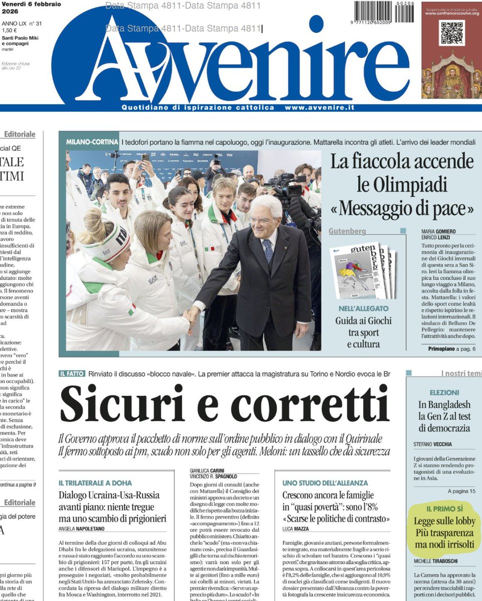 Oggi su <a href="/Avvenire_Nei/">𝐀𝐯𝐯𝐞𝐧𝐢𝐫𝐞</a>  mio commento alla legge sulle lobby dalla prospettiva dell'impatto (diretto e soprattutto indiretto) sulla rappresentanza di lavoratori e imprese. Con anche uno spunto progettuale e operativo: collocare la cosiddetta contrattazione "pirata" dentro la legge