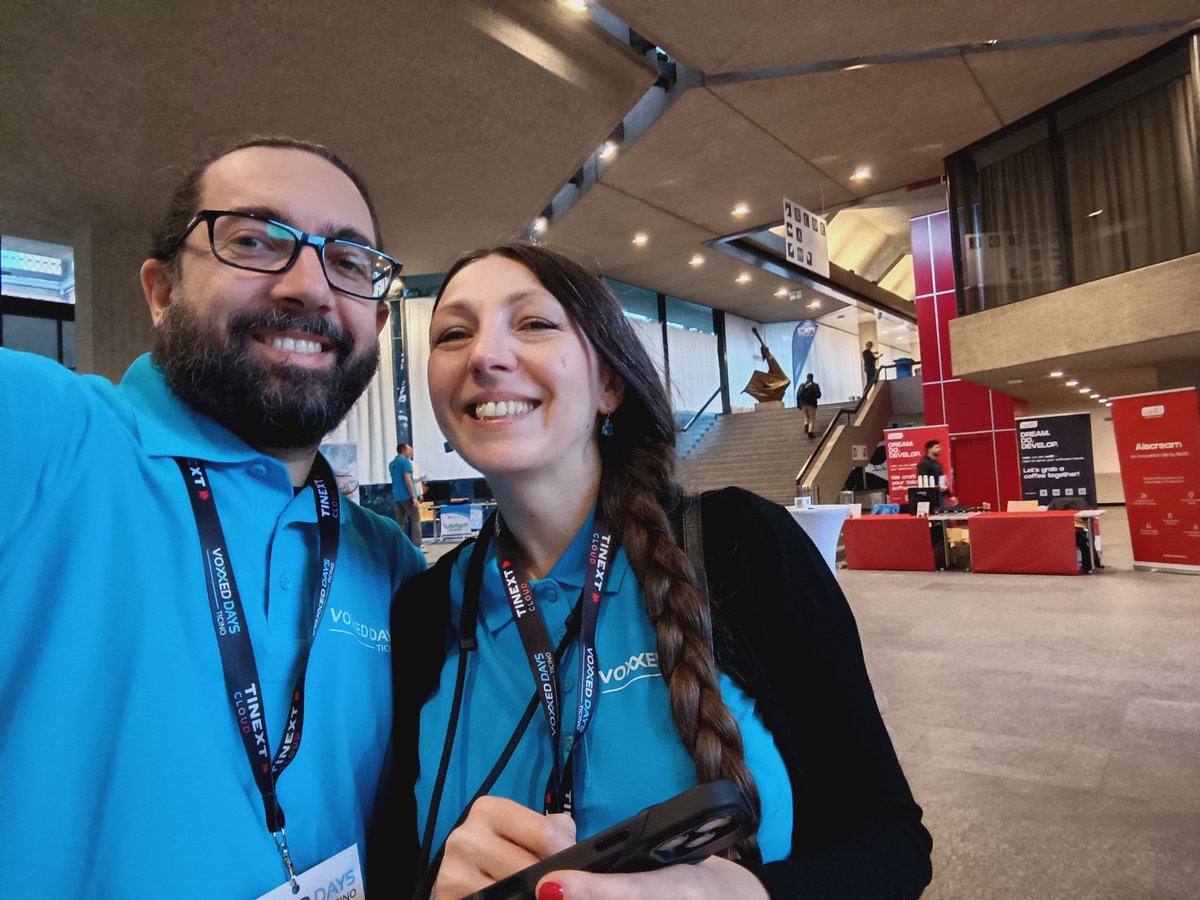 pasqualegr's tweet photo. Let's start this new Voxxed Days Ticino edition! We are ready and excited! #VDT26 https://t.co/wJxGQZhroO
