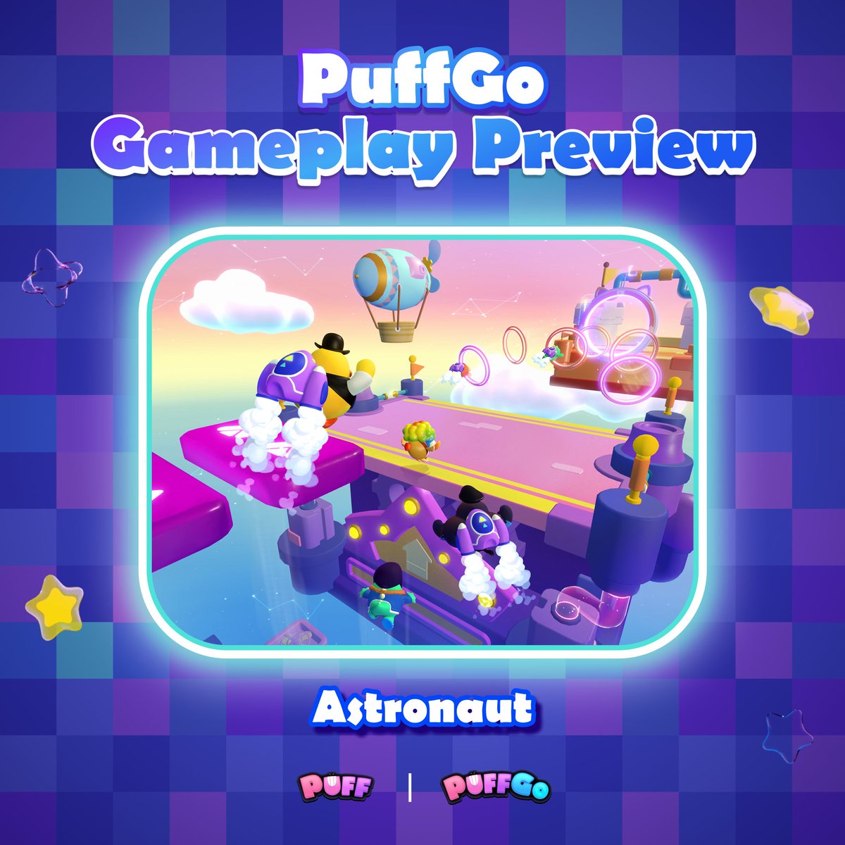 Puffverse's tweet photo. #DecodePuffGoGameplay #17 - Astronaut
Jetpack here isn't just for show but holds the secret to unmatched speed & launch you straight toward the finish line ๐
Maximize its power to
๐จ Dash
๐ค Dodge
๐ฎ Dominate
๐ก Note that Claudeโs Air Hike pairs perfectly with the jetpack! https://t.co/ZUS7fC58qU