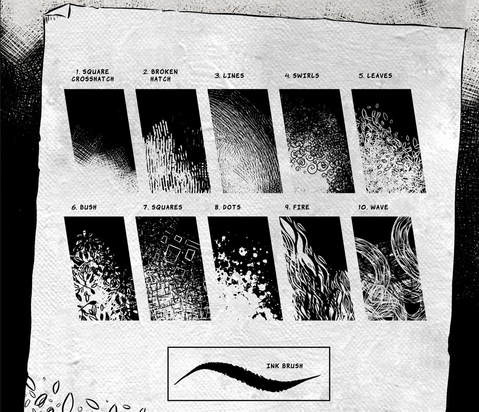 ㅤ
⦁ 잉크 브러시 세트

⦁ インクブラシセット

⦁ Ink brush- set

by Alyse art
ㅤ
assets.clip-studio.com/ja-jp/detail?i…