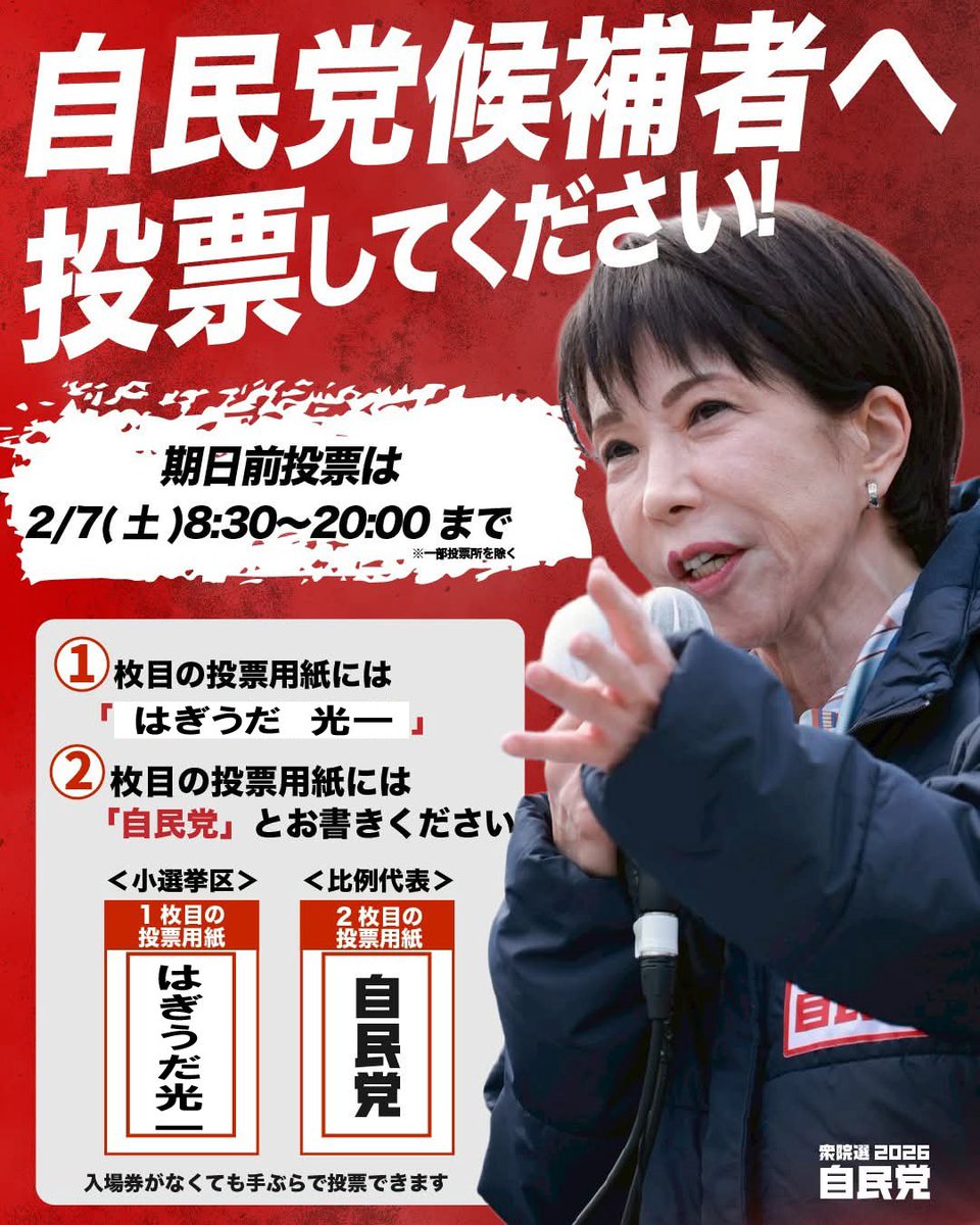 leosuzuki's tweet photo. 八王子生まれ、八王子育ち。市議会から都議会、そして国会を歩みを進められ、22年間、国から八王子へ追い風を送ってくれています。
今では高市総理の右腕であり、高市内閣を支える大黒柱でもある #はぎうだ光一 候補。
皆様の一票により引き続き八王子の為、国政の為、活躍頂けるようお願い致します。 https://t.co/lKSiDvgXw0