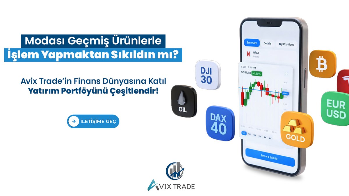 avixtrade's tweet photo. Global piyasada işlem yaparken sürekli aynı ürünlerden sıkıldınız mı?
Avix Trade'in geniş ürün yelpazesini deneyin.

#YatırımFırsatı #viop #borsa #fx #GlobalTrade https://t.co/PLJavW8ptl