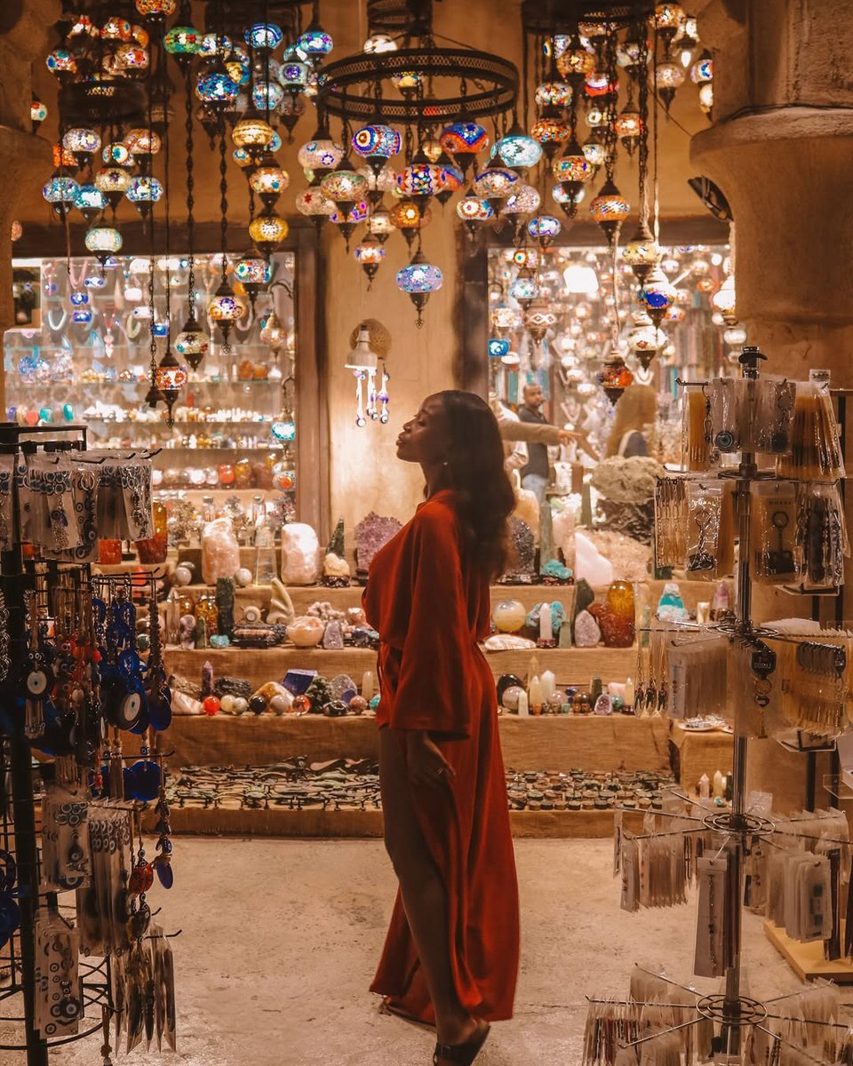 Want to take a piece of Dubai home? Explore the spice and textile souks at Al Seef, where lanterns, spices, fabrics, and handcrafted items await. What would you pick first? ✨

📸 <a href="/ratilekalakala/">Rati</a>
#VisitDubai 
#VisitDubaiAfrica