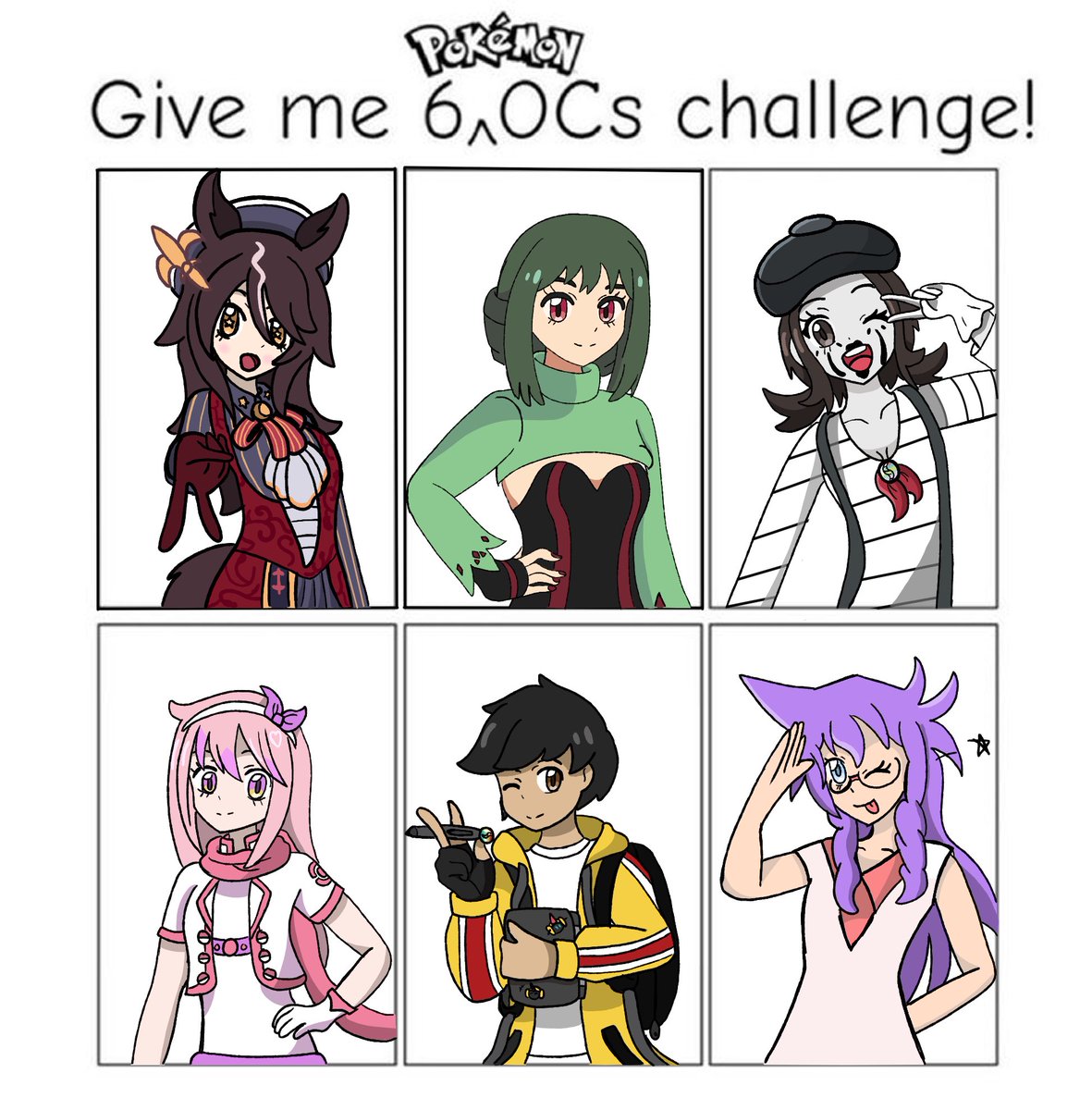 Day 8-9 I know I’m not the best artist but I hope I did all your OC’s justice. I plan to do the rest at another time so keep an eye out <a href="/mysttwic/">Myst</a> <a href="/pinapberi/">Rynko</a> <a href="/LordShadowstorm/">SilentShark</a> <a href="/sarah_hbeck/">🌸 Sarah Hollenbeck</a> <a href="/justivenhere/">JustIvenHere</a>  and <a href="/ChitoseCitron/">🦦 Chitose 🐛 | Elly</a>