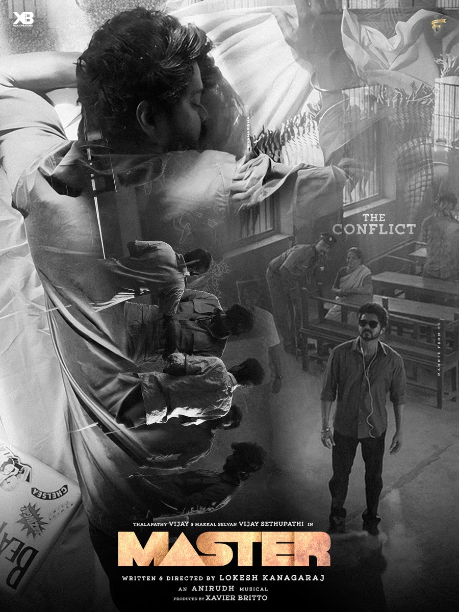 Celluloid_Folio's tweet image. 32/365 🔥                      
Master.. 365 Days.. 365 Posters..                          
#ThalapathyVijay @Dir_Lokesh #Master
