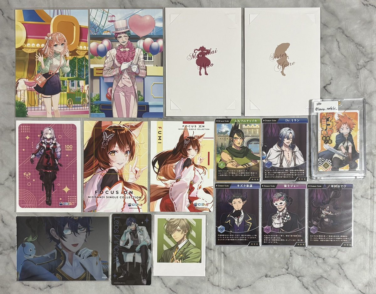 交換.買取.譲渡】 にじさんじ テーマパーク ポストカード にじさんじ