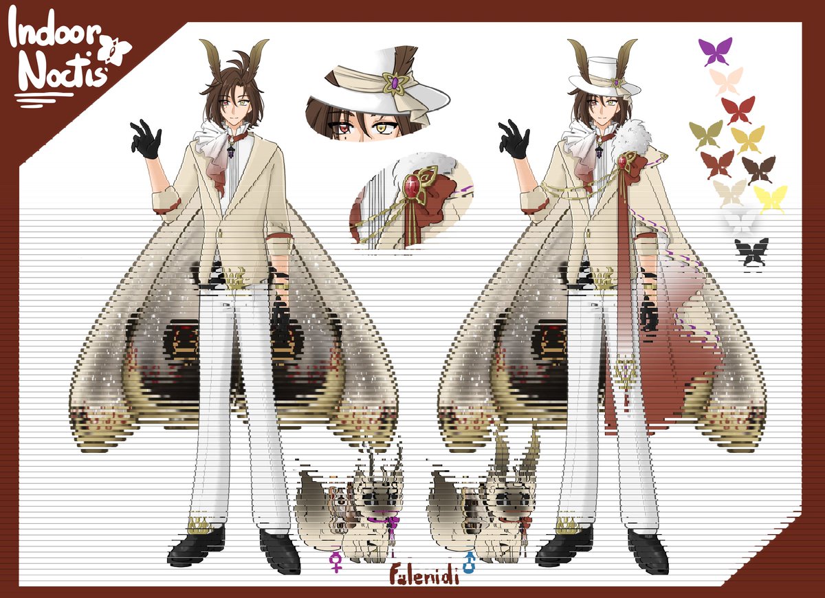Indoor Noctis 🦋Moth VtuberIta🦋 tweet media