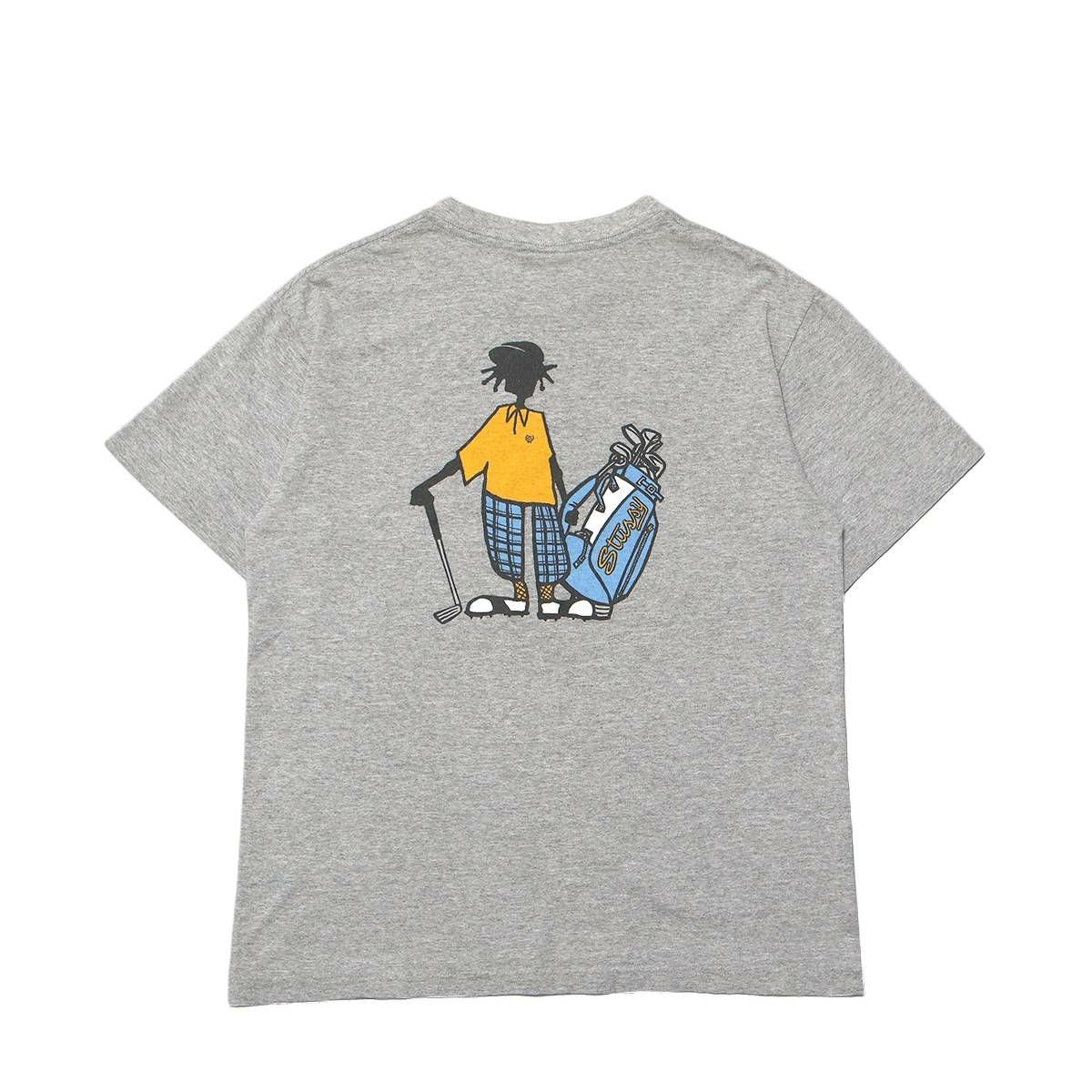 Stussy 90s Navy Tag Golf Shadow-Man TEE Gray | MFC STORE OFFICIAL