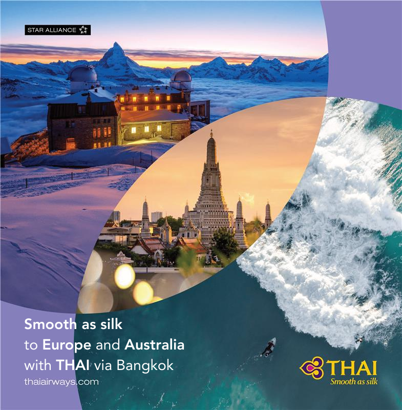 バンコク経由のヨーロッパ＆オーストラリア行き航空券がセール開催中✈️✨
対象旅行期間は旅行先の国ごとに異なりますので、HPをご確認ください！
📅販売期間：2026年2月28日まで

📍詳細はこちら
thaiairways.com/flights/ja-jp/…
※ご利用条件をご確認ください