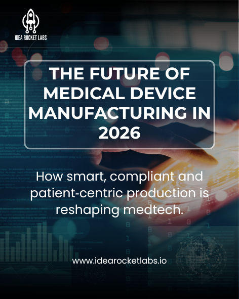 idearocketlabs's tweet photo. 2026 is a turning point for medtech manufacturing.
AI-driven production, connected devices &amp; stronger compliance will define leaders.
Pre-digital processes = audit and growth risk.
Time to modernize.

#MedTech #SmartManufacturing #AIinManufacturing #RegulatoryCompliance https://t.co/Y7kWn6V642